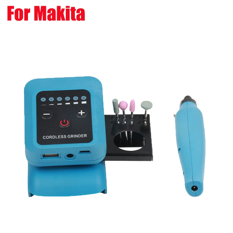 

Для литиевых аккумуляторов Makita/Milwaukee 18В: Компактная электрическая угловая шлифовальная машина/полировальная машина с 6-ступенчатой регулировкой скорости для DIY-проектов