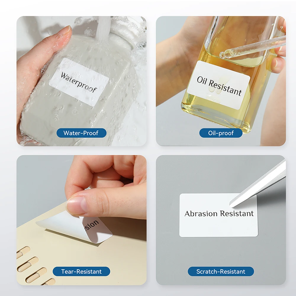 Niimbot B1 صانع الملصقات اللاسلكية سماعة لاسلكية تعمل بالبلوتوث ملصق ورق حراري ذاتي اللصق للأعمال والمكتب المنزلي #6