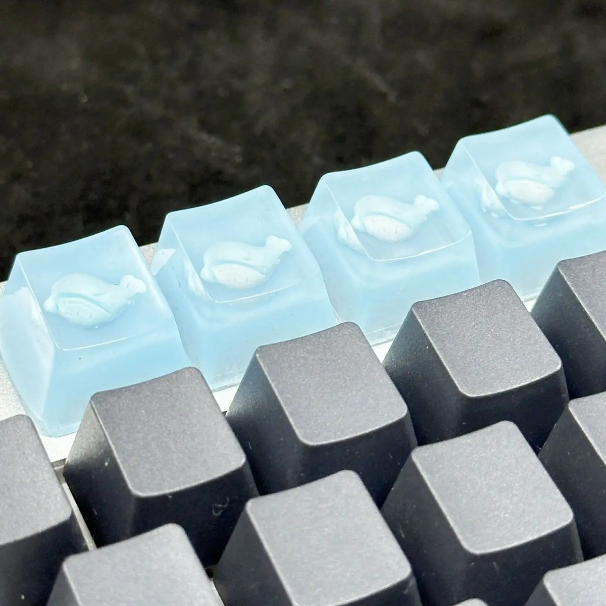 Cartoon Whale ESC Keycaps Cute Ocean Personalized Keycap For Cross Axis Mechanical Keyboard Replacement Button Birthday Gift