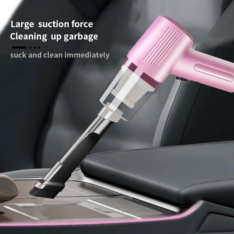 Wireless Portable Cleaning Machine Car Vacuum Cleaner Strong Suction Mini Handheld Vacuum Cleaner for Car and Home Powerful