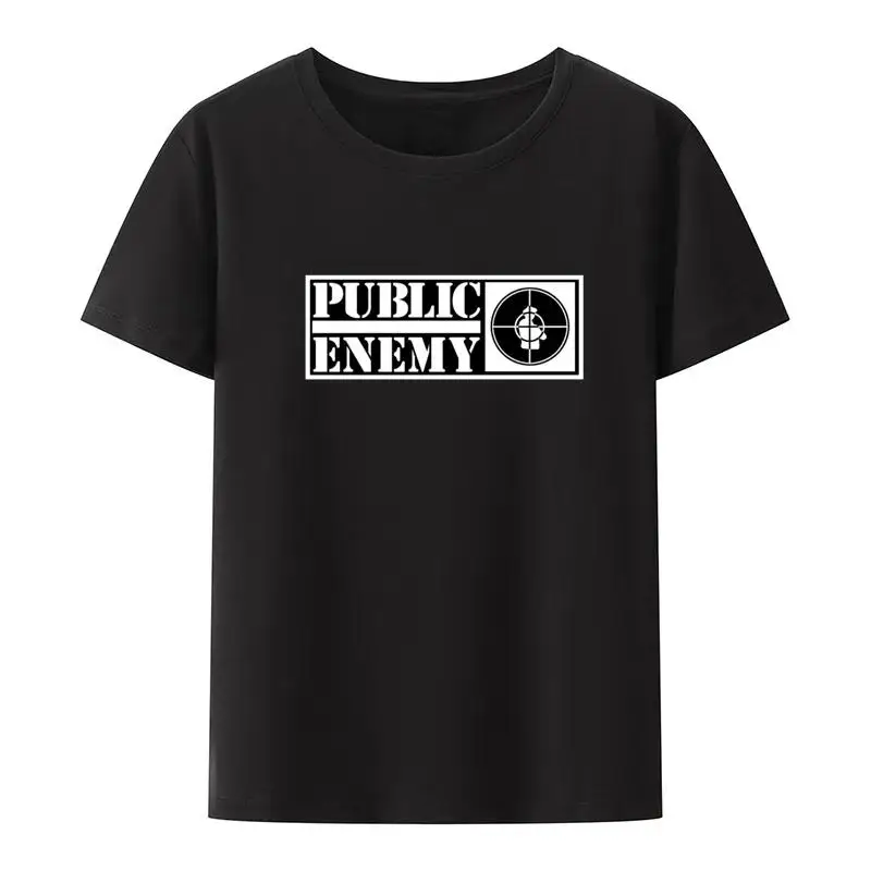 Public Enemy T Shirt Women And Men Novelty Music Rap Shirt Camiseta Hombre Summer Plus Size Cortton Clothes Tops