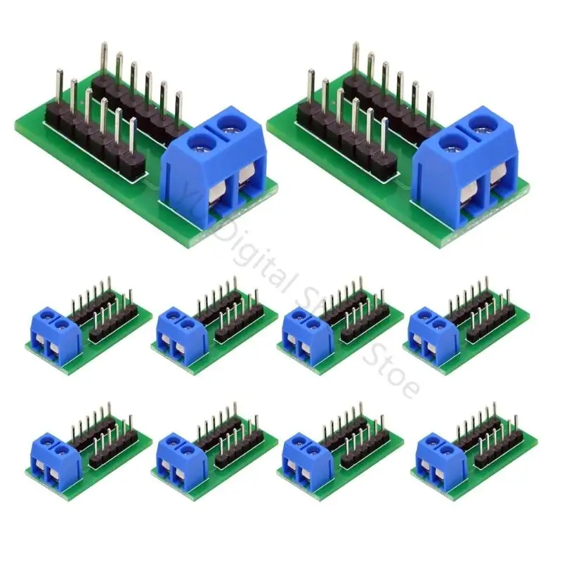 96BA 2x6-Pin-Header-Verbindungsplatine mit 2-Positionen-Schraubklemme, 2,54 mm fertig montierte Leiterplatte für die Verwendung – Detail 10