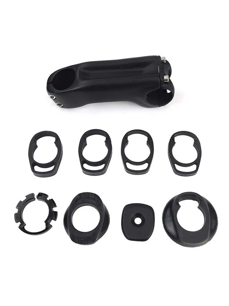 AliExpress NONE T1000 Carbon Fiber Road Bicycle Stem Full Internal Cabling Bike Stem 10 / 17 Degree X 60/70/80/ 90/100/110/120mm with Spacers