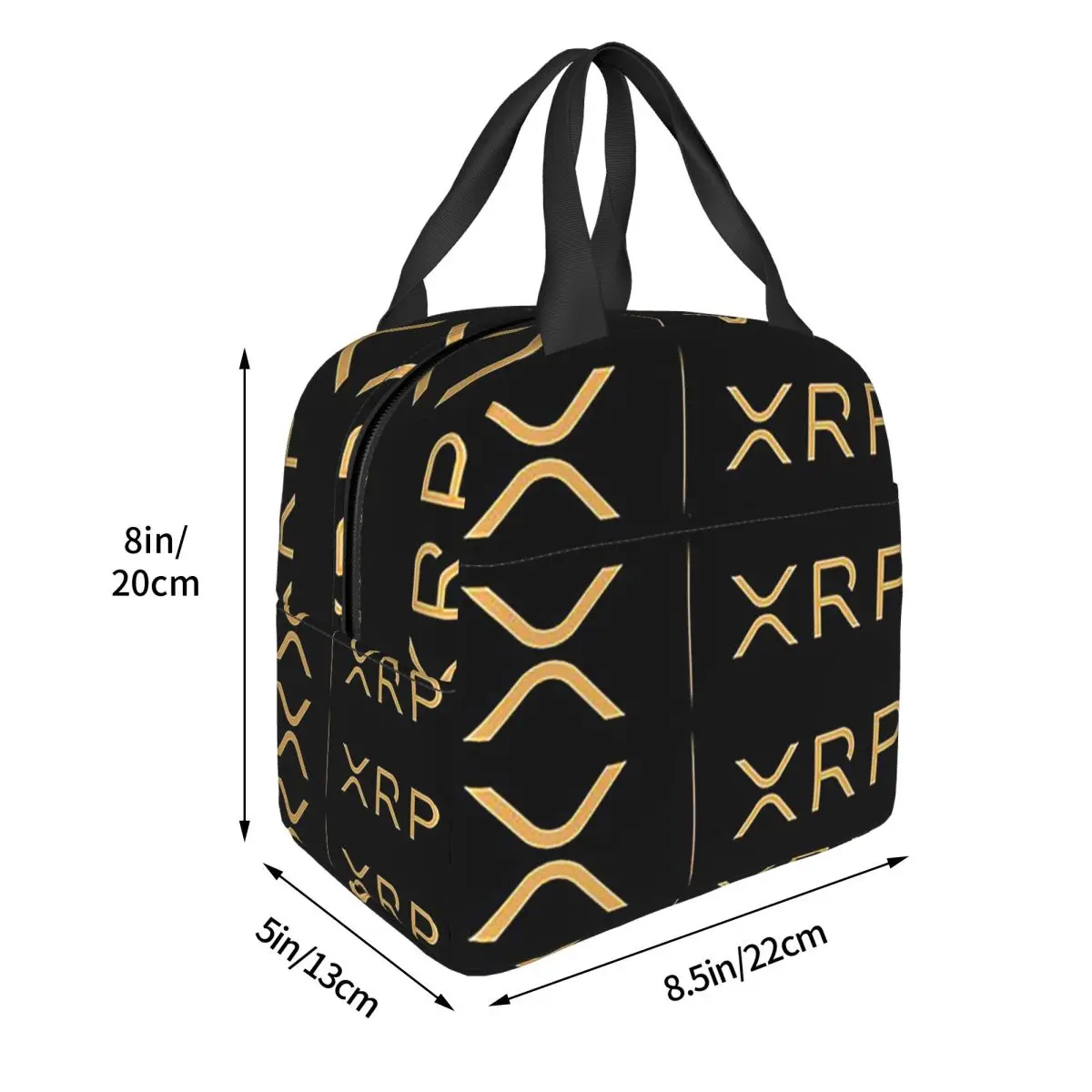 XRP Cryptocurrency XRP Insulated Lunch Bag for Women Children Portable Food Boxes Thermal Lunch Box Tote