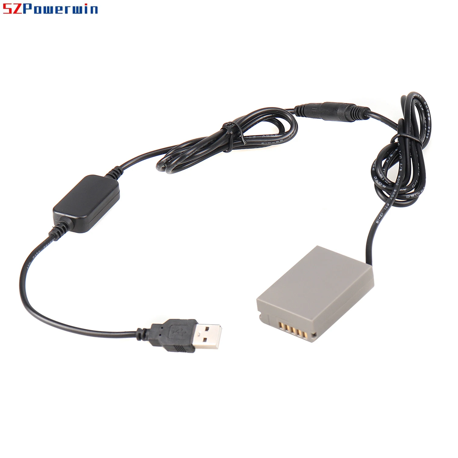 كابل USB/USB-C + BLN1 محول بطارية الدمية مقرنة تيار مستمر مع كابل أنثى لأوليمبوس OM-D EM-1 E-M1 E-M5 E-P5 E-M5M2 PEN-F