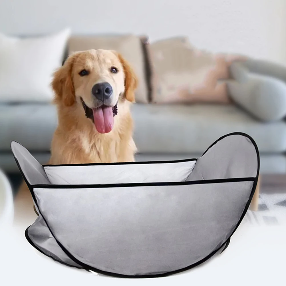 

Washable Dog Grooming Bib Pet Shearing Apron Durable Hair Collector No Mess Easy Clean Up Dog Bib Pet Grooming Kit