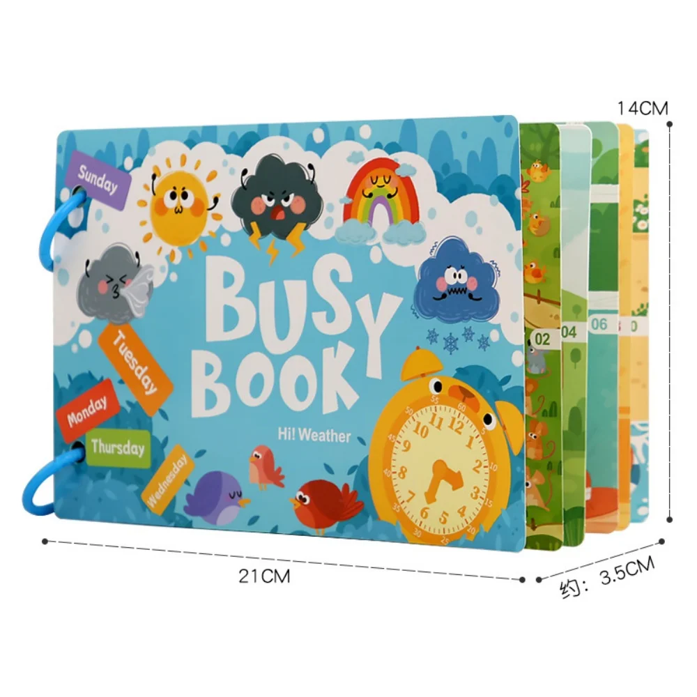 Picture 7: Busy Book Sticker Quiet Book for Kids Montessori Early Educational Toy Toddlers Matching Puzzles Game Baby Learning Toys Gifts
