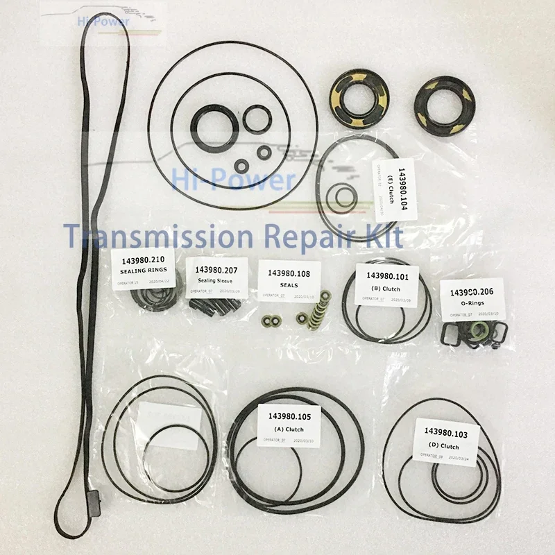 

6HP21 6HP19 Gearbox Automatic Transmission Master Kit Clutch Sealing Rings For BMW 1 3 5 Series X3 X5 For Audi