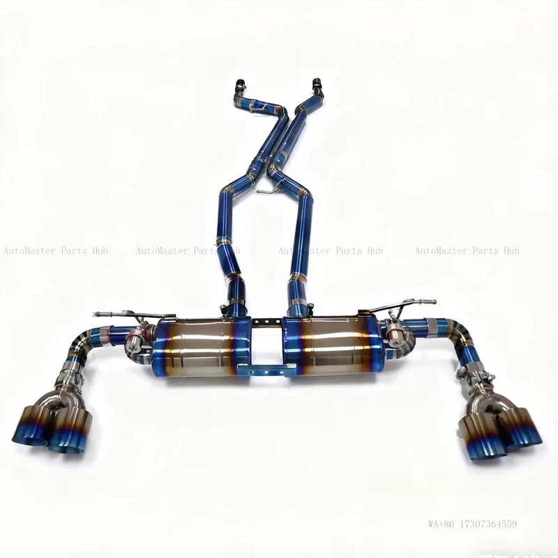 

Выхлопная труба для моделей 2015-2018 (3.0T) с титановой средней и задней секцией, модифицированная, с клапаном