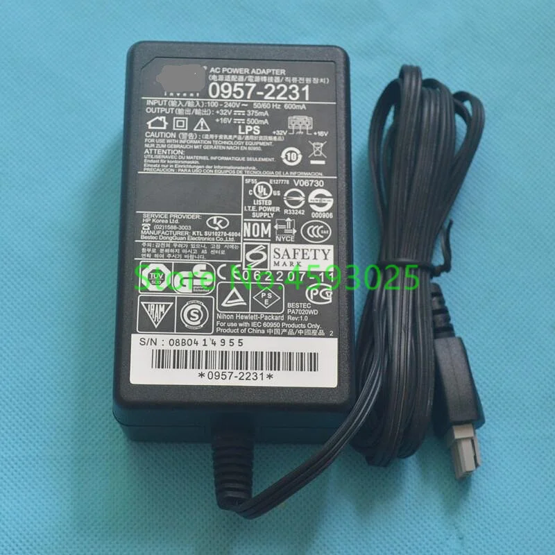 0957-2231 32V375MA 16V500mA For HP Photosmart C4210 C4240 C4250 C4280 C4290 Printer With Cable