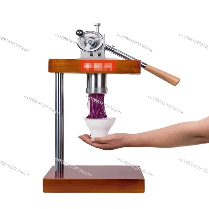 

Hand Operation Japanese Snack Mont blanc Ice Cream Making Machine Gelato Noodles Spaghetti Shape Ice Cream Press Tool