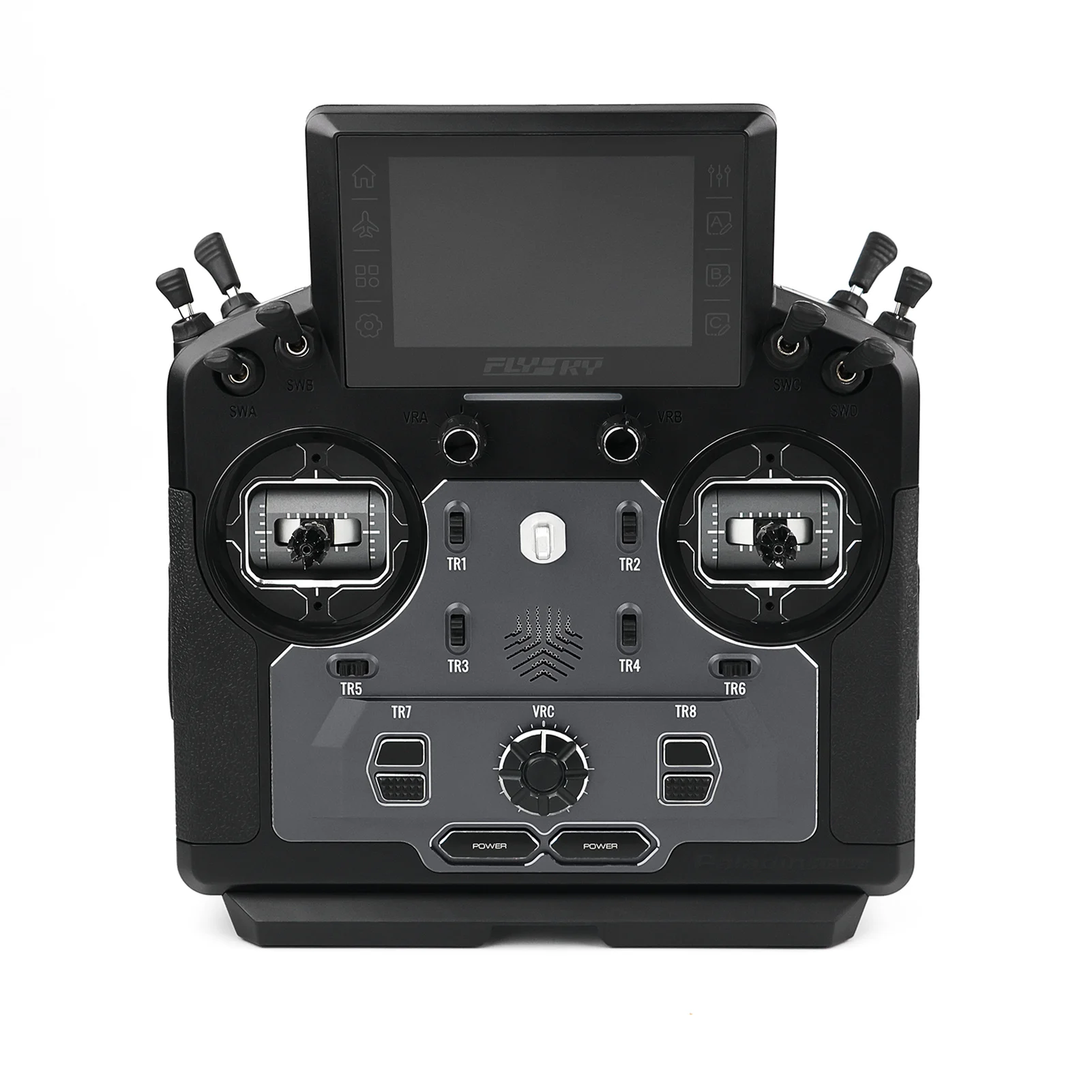 Transmissor RC com kit receptor 18 canais com tela sensível ao toque IPS, antena dupla, para avião, helicóptero, carro, barco, robô planador