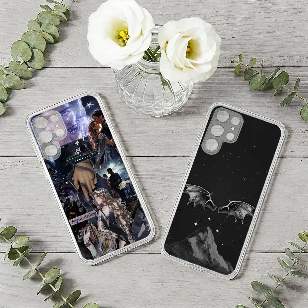 

Acotar A Court of Mist and Fury Phone Case For Samsung S26, S25,S24,S21,S22,S23,S30,Ultra,Plus,5G,Transparent Cover