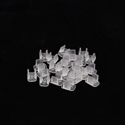 20Pcs Neon Strip Clip LED Fixing ABS Plastic Mounting Clips LED Fixing ABS Plastic Mounting Clips 6x12mm / 8x16mm