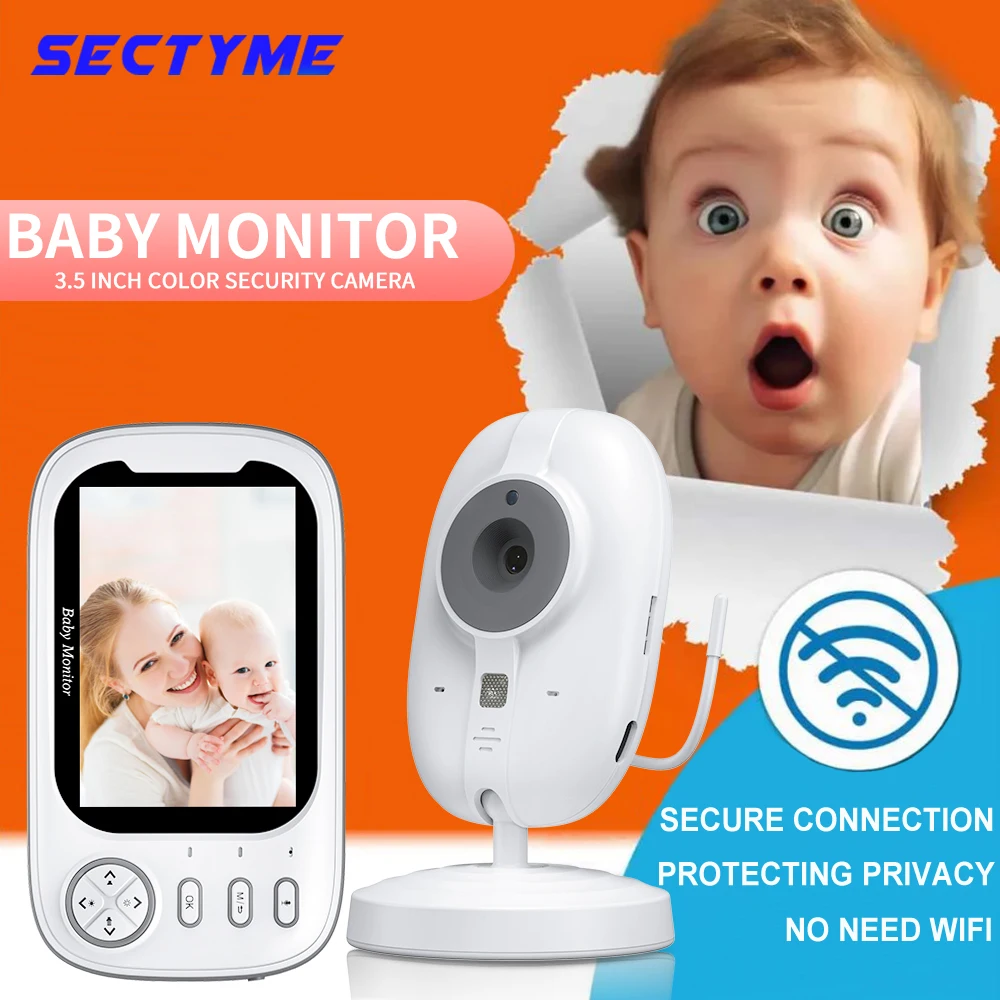 sectyme-video-baby-monitor-2-way-audio-talk-camera-babysitter-wireless-night-vision-temperature-monitoring-security-camera