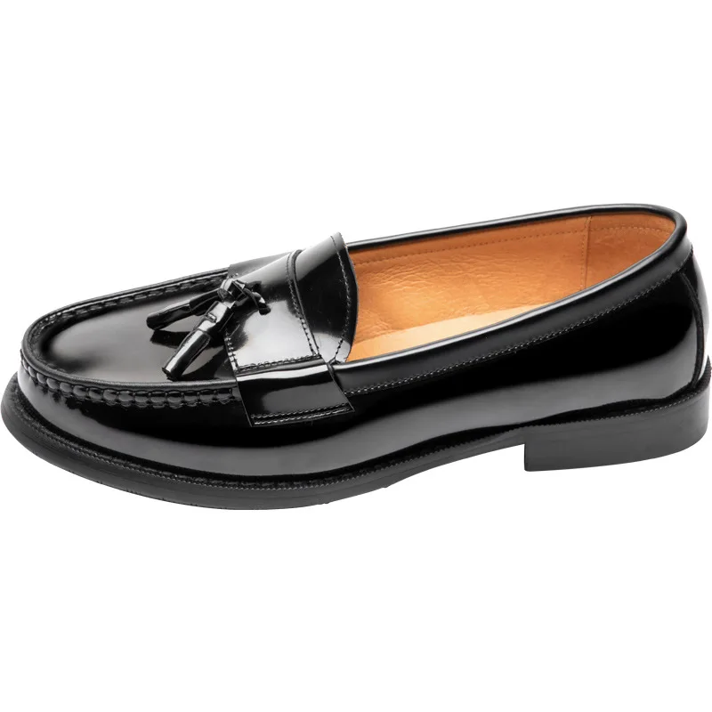 

Men Luxury Loafers Cowhide Designer Shoes Sneakers Casual Shoes Spring Autumn Winter Male Genuine Leather Flats British Retro