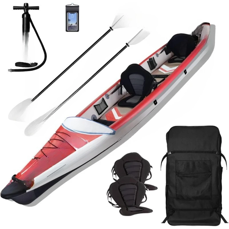 2 Person Fishing Kayak Boat Inflatable Canoe Kayak for Water Ocean
