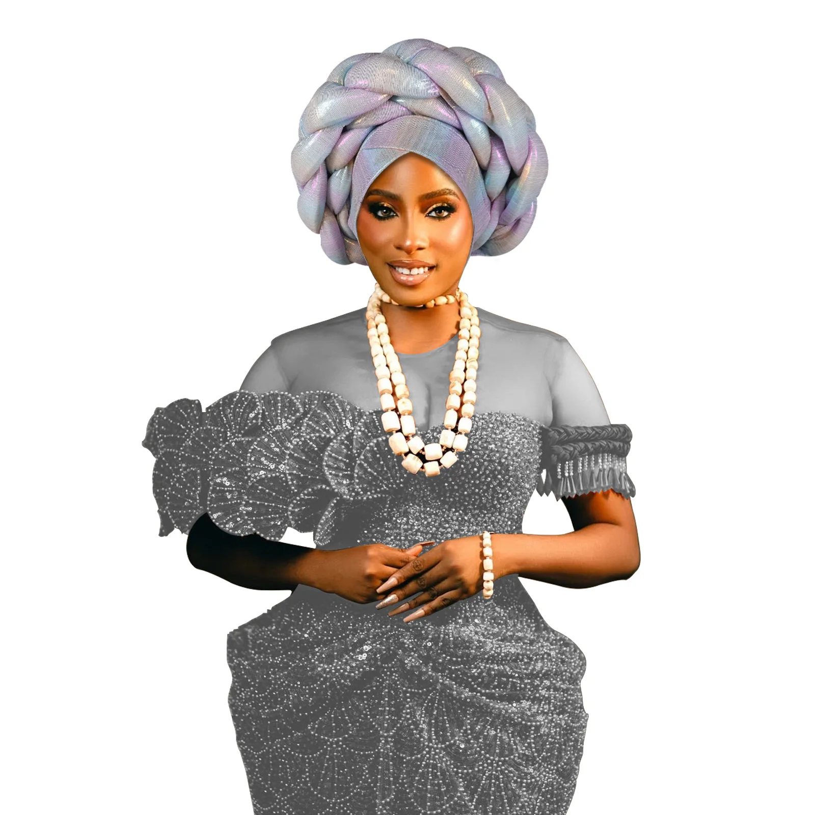 

Twisted Braid Turban Cap Women Ready to wear African Head Tie Head Wraps Nigeria Autogele Headtie Muslim Wedding Hat Party Head