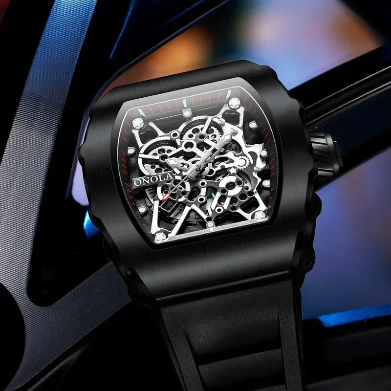 

ONOLA 3827 Luxury Business Men's Watch Luminous Waterproof Complete Calendar Sports Quartz Watches for Men Relogios Masculino