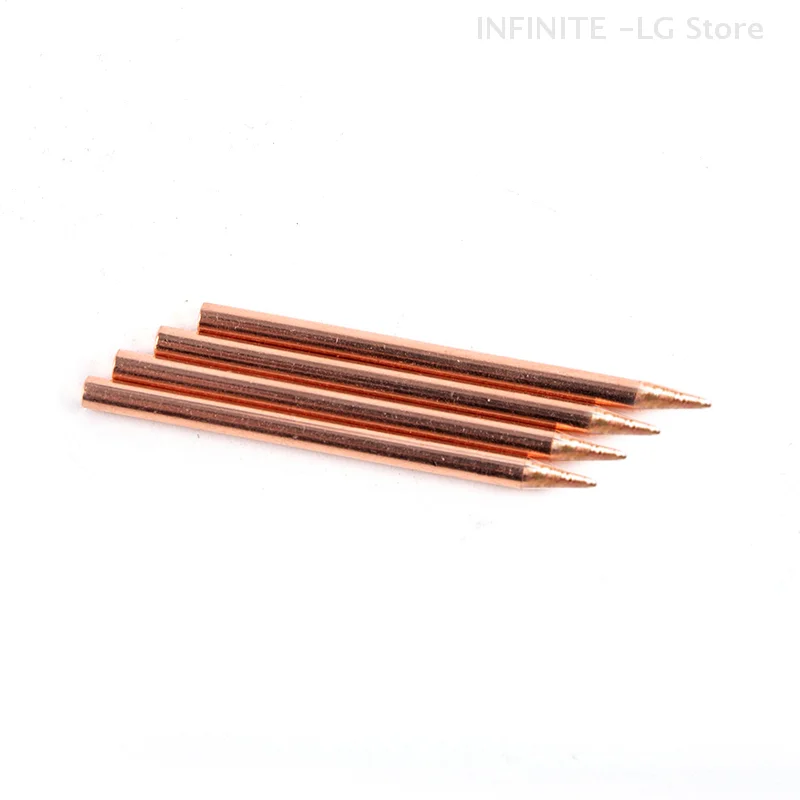 2Pcs 18650 Power Battery Double-headed Point Welding Needle Spot Welder Electrode Tip For High Detailed Projects 3mm Butt-joint