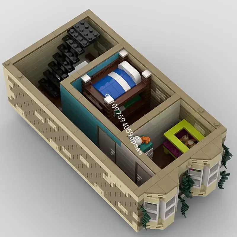 جديد 2371 قطعة مدينة الساخن عرض الشارع Moc وحدات سانفرانسيكو نموذج منزل لغز مخصص لتقوم بها بنفسك الأفكار الإبداعية لعبة طفل هدية عيد ميلاد #4