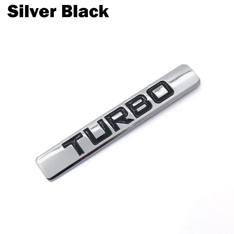 Car Styling Metal Turbo Logo Car Emblem Premium 3D Sport Badge Auto Rear Trunk Sticker Side Fender Accessories Decal view 6