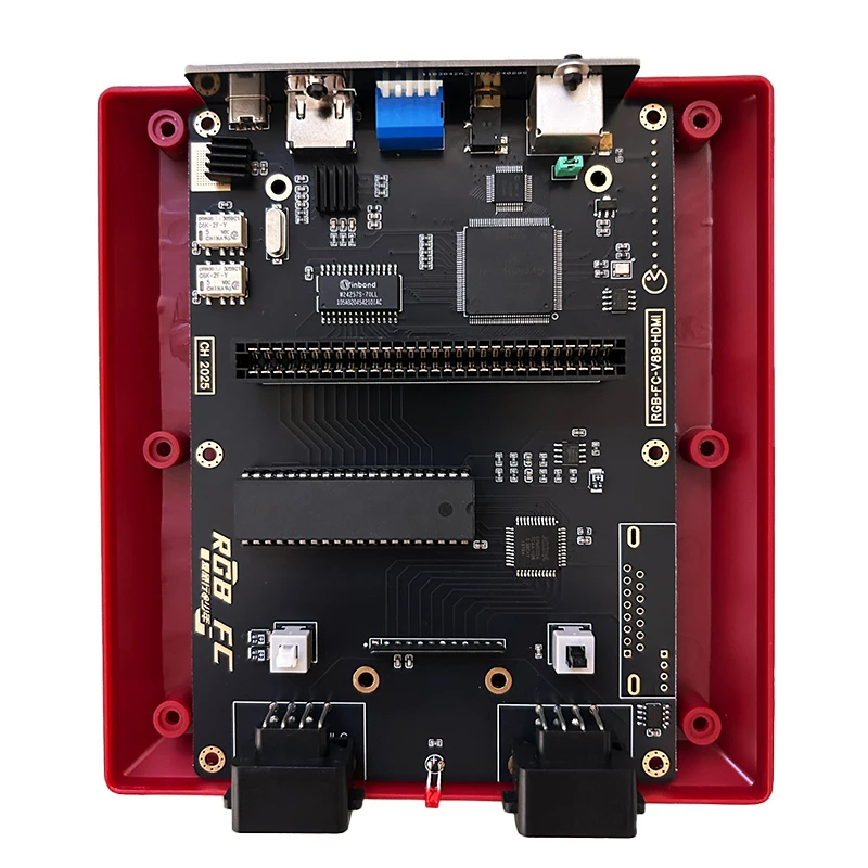 Mini RGB FC Game Consle com saída HDMI + RGBS Suporte para comutação entre 4 paletas de cores