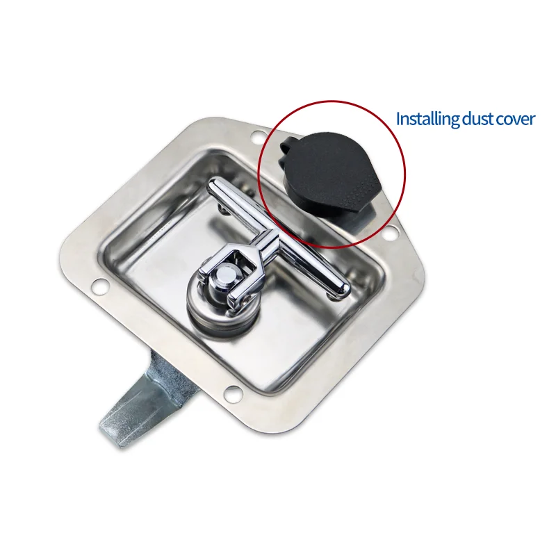 Industrial Cabinet Heavy-Duty Stainless Steel Panel Lock T-Shaped Tongue Box Engineering Vehicle Special Vehicle Lock