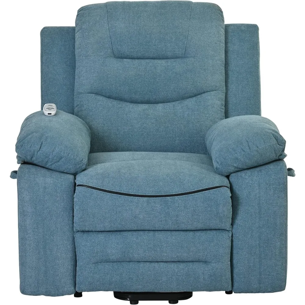 Harper & Bright Designs Massage Recliner, Power Lift Chair for Elderly with Adjustable Massage and Heating Function, Recliner Ch