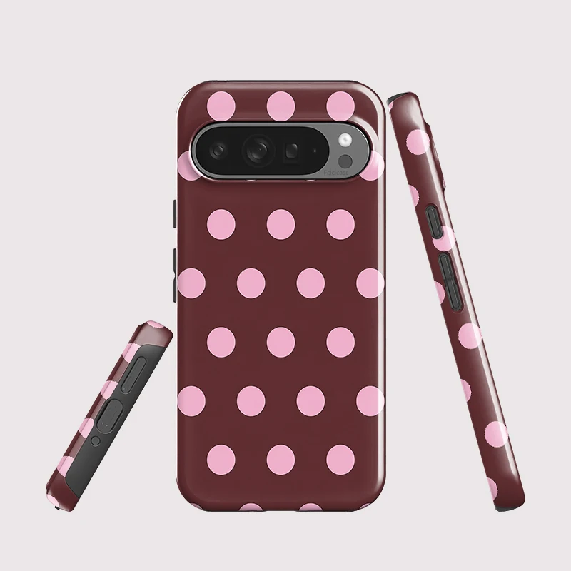 Fcicicase Polka Dot Pattern Case For Google Pixel 10 Pro XL 10A 9 8 7A 5A For Magsafe Wireless Charge PC +TPU Back Cover hoesjes