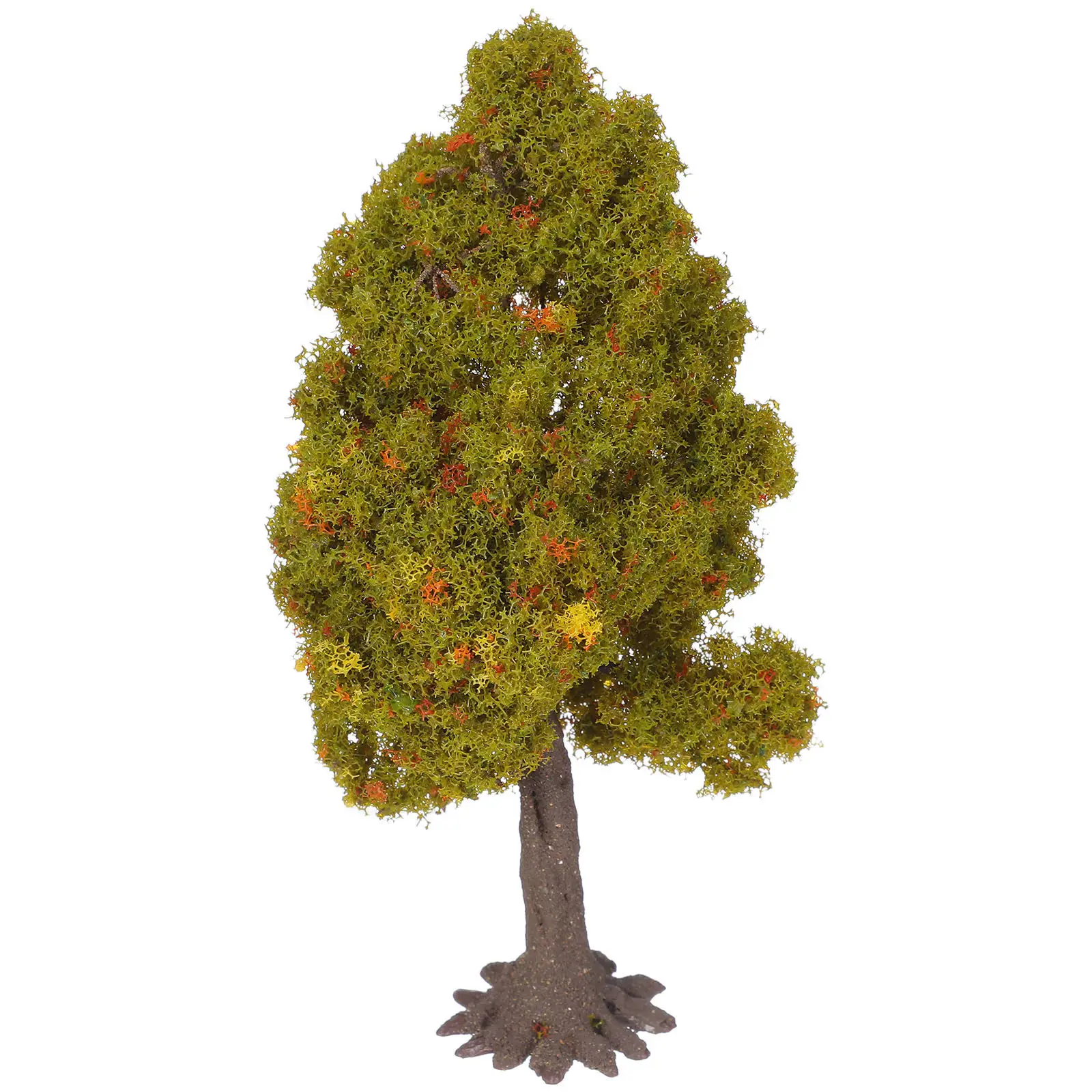 Sand Table Micro Landscape Artificial Miniature Trees 6 Inch Realistic Simulation Tiny Tree for Diorama Scenic Railway