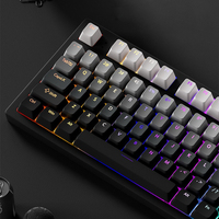 Gradient Backlit Keycap OEM Profile PBT Double Shot Keycaps For Mx Switch Mechanical Gaming Keyboard ISO Layout RGB Key caps DIY