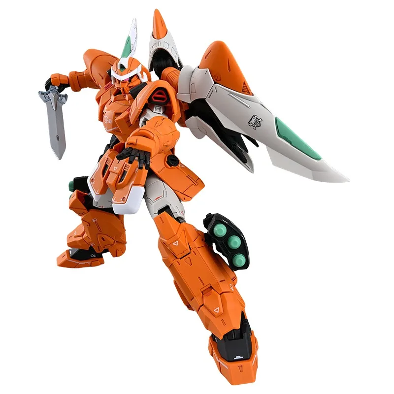 Original Genuine Bandai Anime GUNDAM MOBILE GINN MIGUEL AYMAN CUSTOM MG Assembly Model Toys Action Figure Gifts Collectible Kids