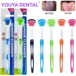 3Pcs Adults Tongue Brush Individually Wrapped Tongue Cleaner Care Specialized Oral Cleaning Kids Tongue Scraper Brushes