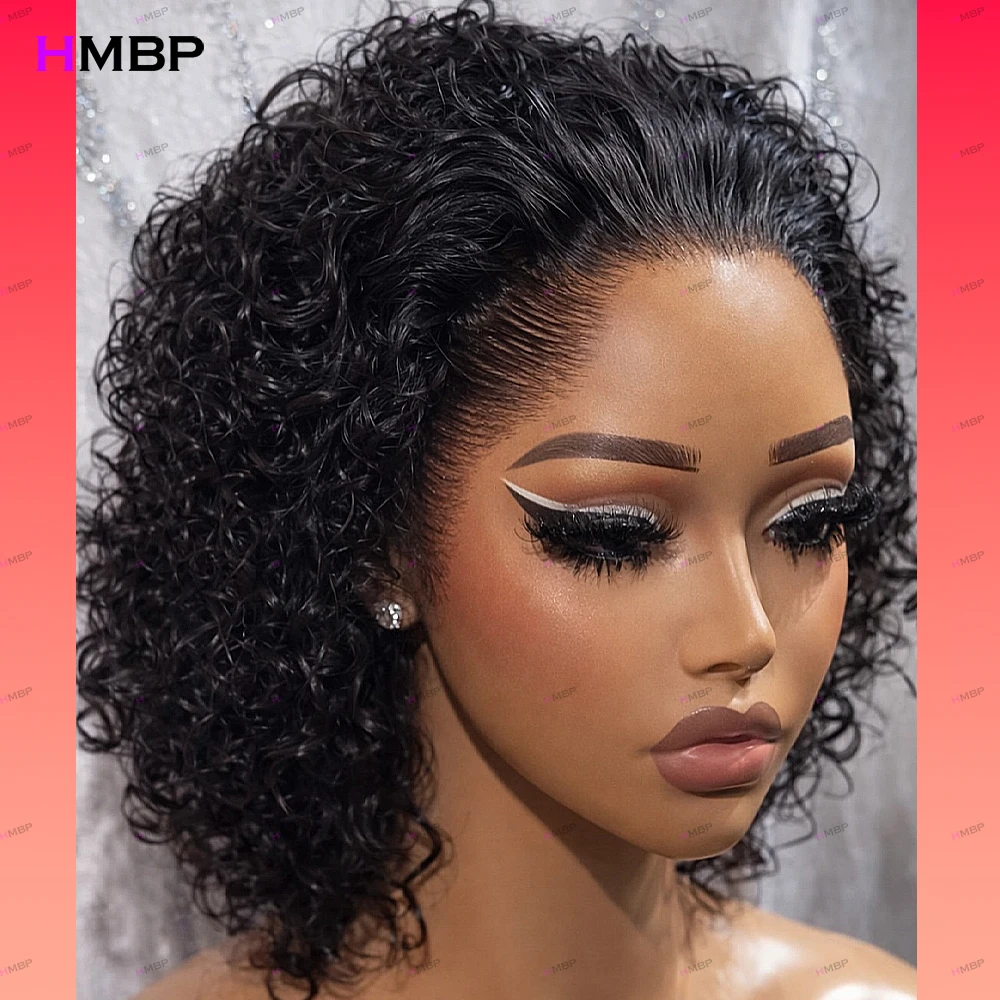 

Парик Jerry Curly Bob 360/13×6 HD Glueless Lace Frontal из натуральных волос, готовый к ношению, плотность 350, для женщин, с закрытием 5x5, предварительно прорезанный.