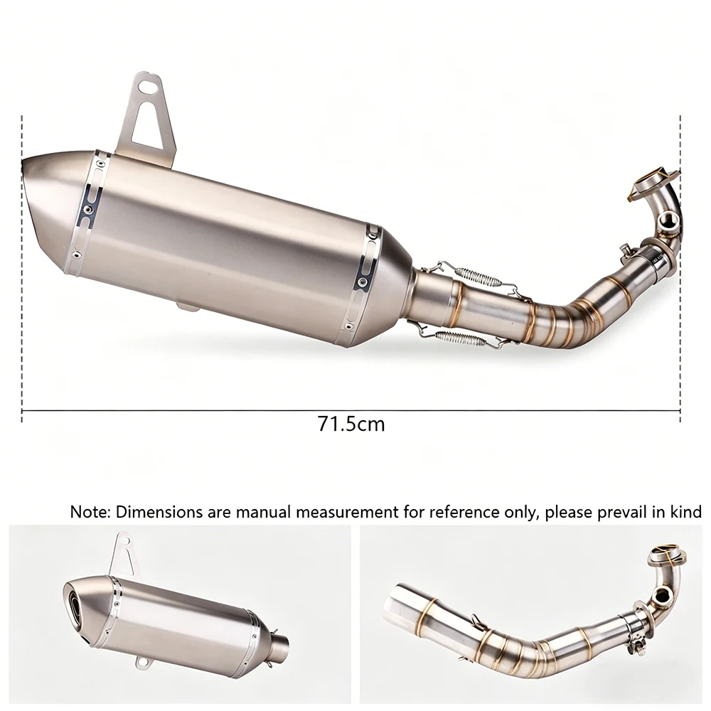 motorcycle Best Quality exhaust muffler mid-tube  For piaggio vespa gts 250 gts 300 2007- 2017 2018 2019 2020