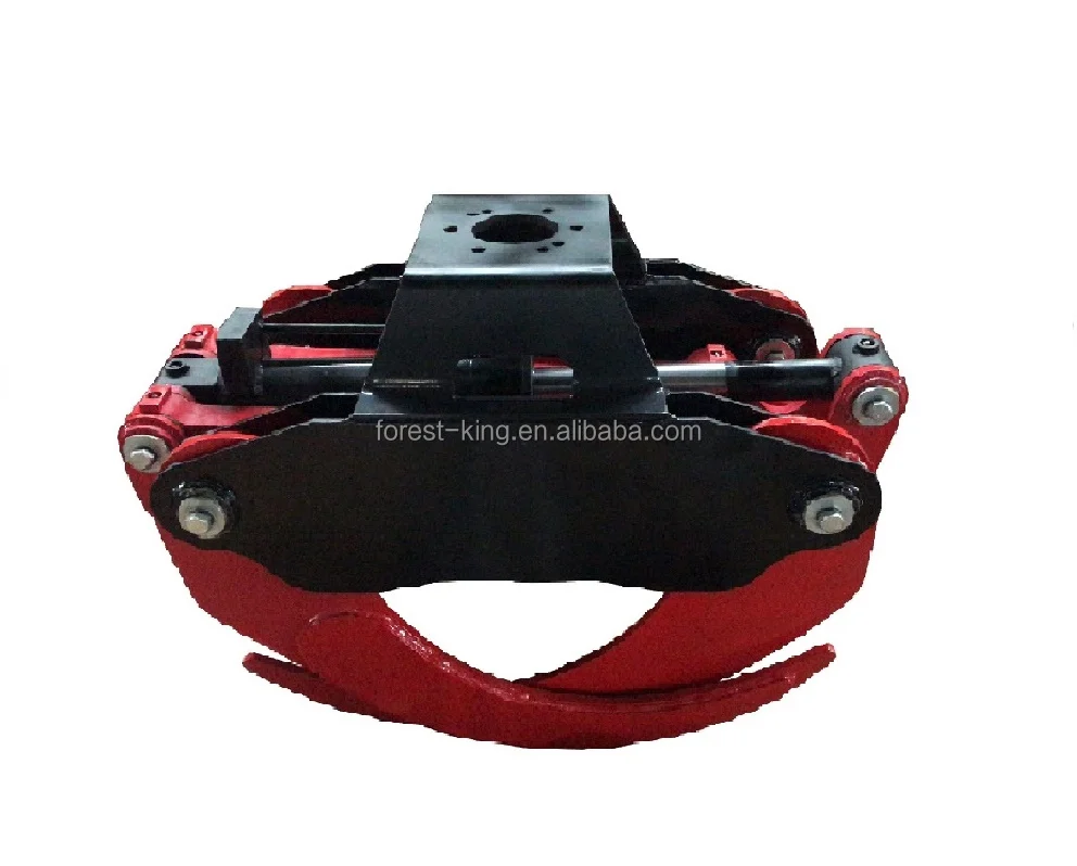 ELog Grapple حفارة صغيرة دوارة من الخشب مع دوار هيدروليكي #4