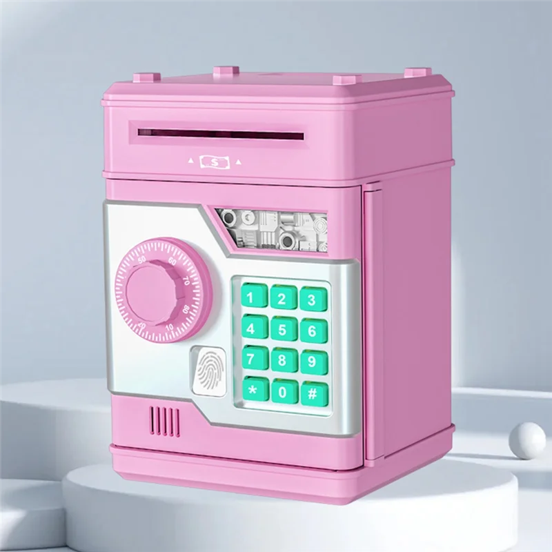 AB53 Elektronische spaarpot ATM Wachtwoord Spaarpot Veilig Slimme vingerafdruk Automatisch bankieren Kindercadeau Spaarpot