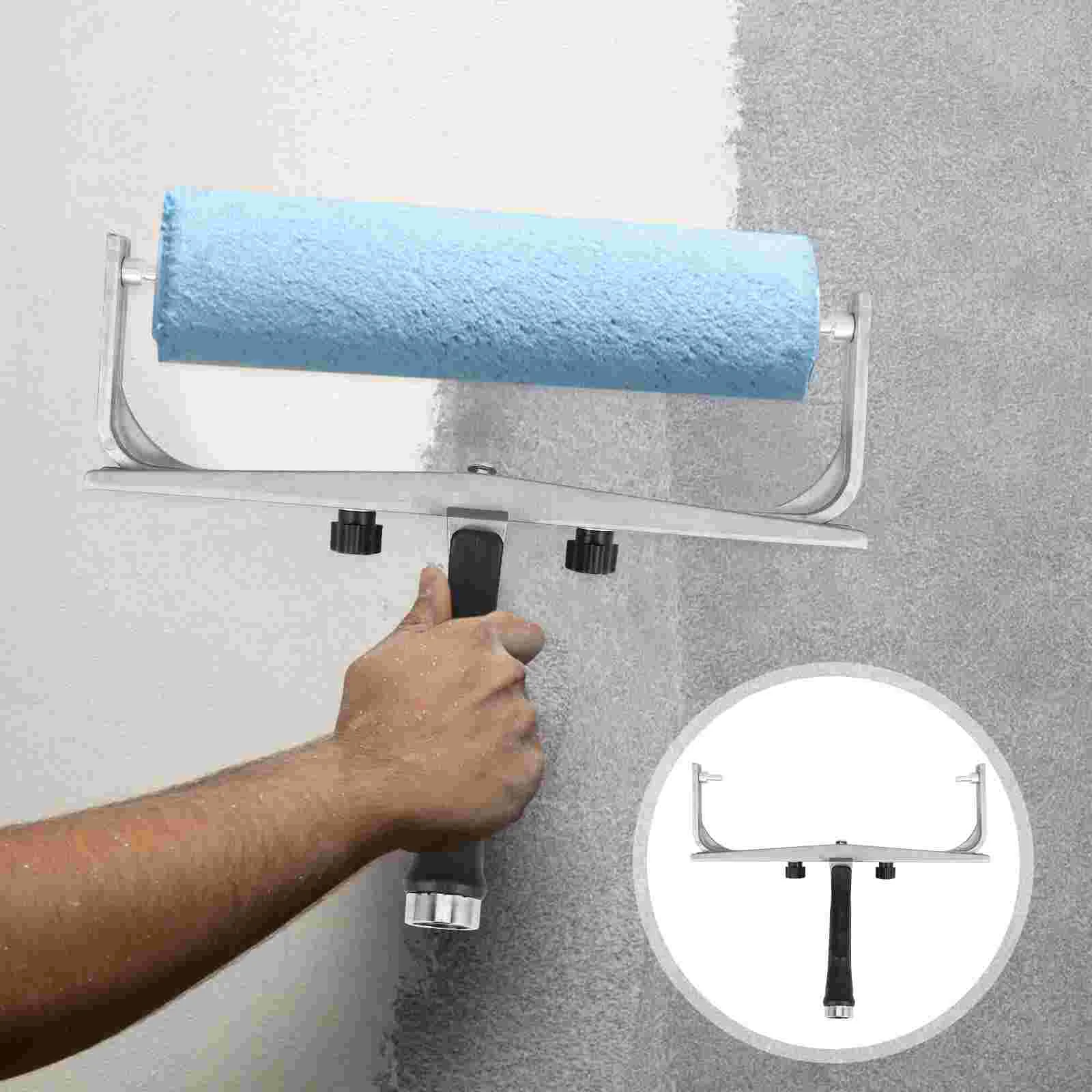 

Paint Roller Brush Holder Metal Wall Repair Rolling Frame Tool Ceiling Painting Handle House Supplies Adjustable