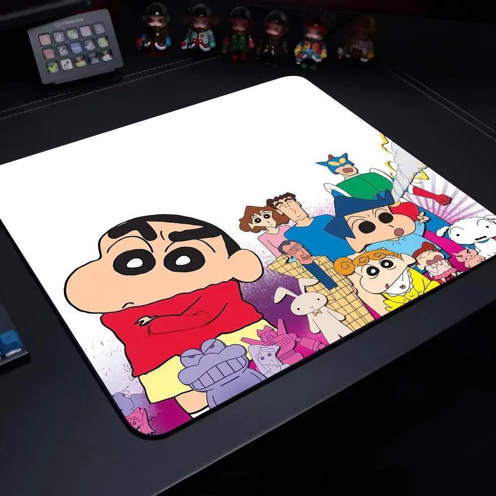 Anime Crayons Shin-chans Mouse Pad Gaming Laptops Keyboard Mat Deskmat Pc Accessories Desk Protector Mousepad Gamer Mats Anime M