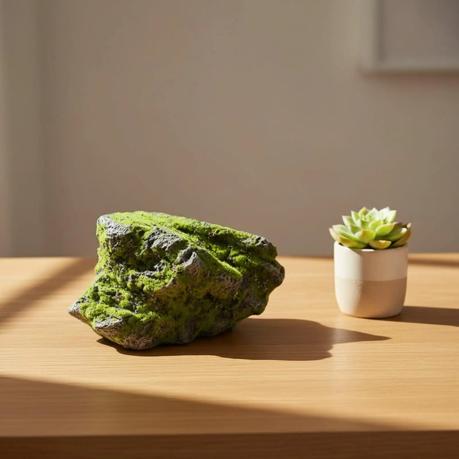 Lightweight PU Foam Moss Stone Decorative Artificial Rock for Garden Landscape Aquarium Vivarium Setup