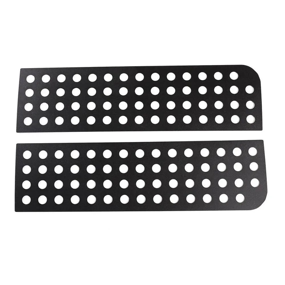 Aluminum Alloy Rear Door Window Glass Decoration Cover Trim Decals For Land Rover Defender 90 110 130 2004-19