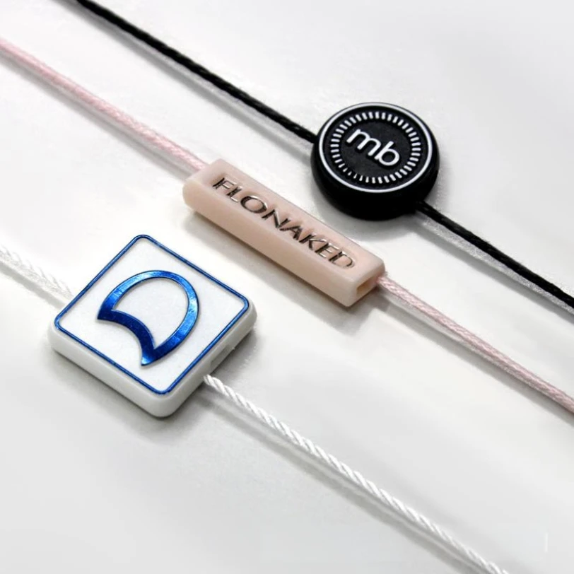 Custom Logo Hang Tags with Rope Personalized Branding for Clothing, Shoes, Bags & Accessories