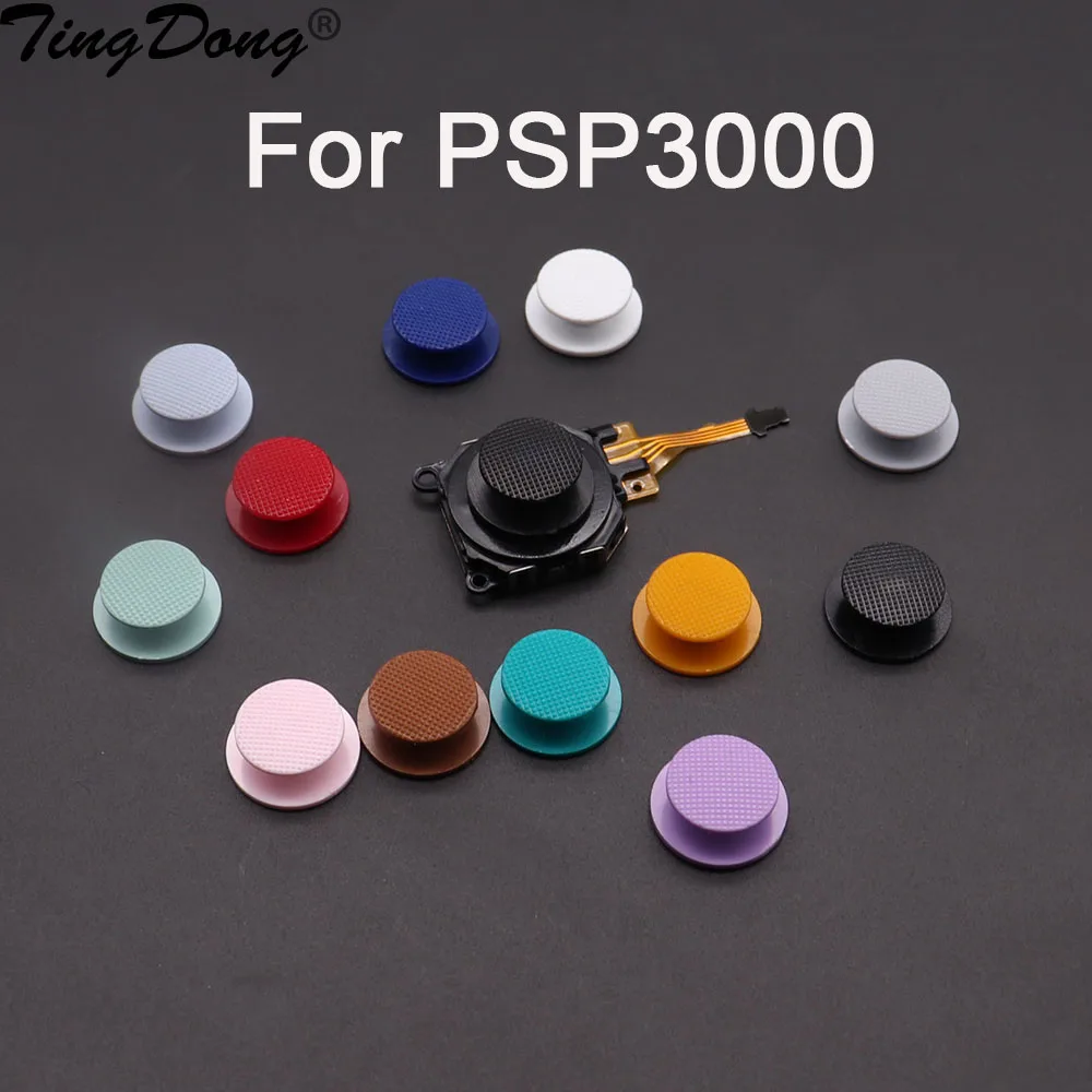 3D-Analog-Joystick-Tastensensormodul + Daumenstick-Kappen für PSP 3000 PSP3000 Konsole