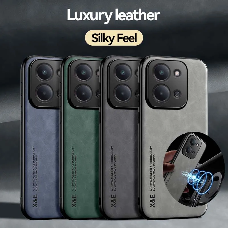 Stoßfest Fall für Redmi 15C Globale 171MM Schutzhülle Magnetische Auto Halter Telefon Coque Fundas Capa Für für Redmi 15C 4G 5G