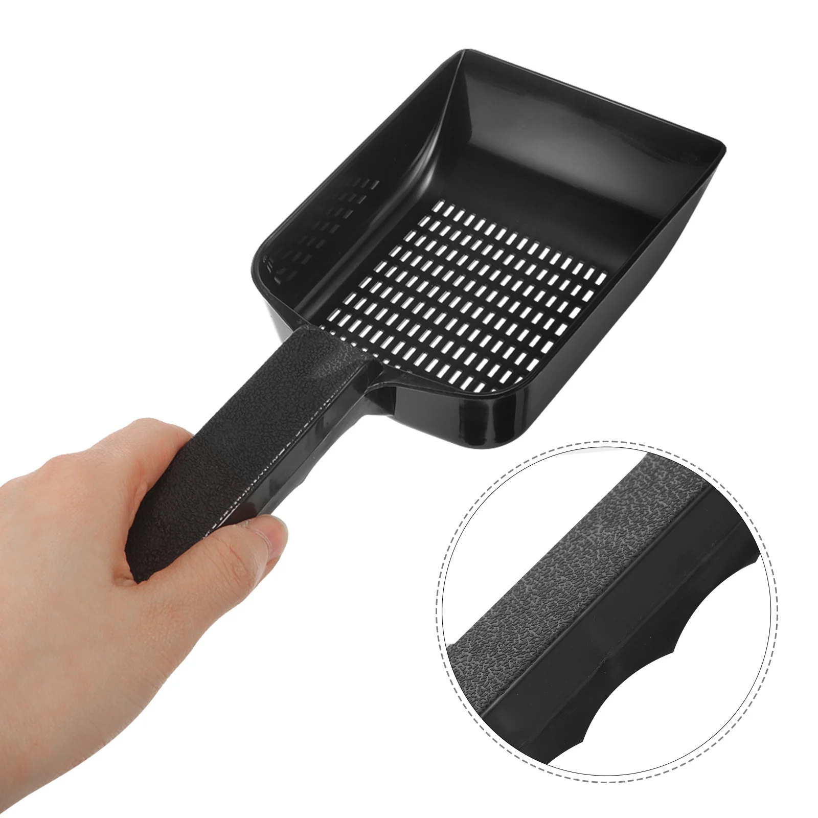 

Aquarium Sand Shovel With Drainage Holes Portable Fish Tank Cleaning Tool For Gravel Sediment Removal Plastic Hand Shovel