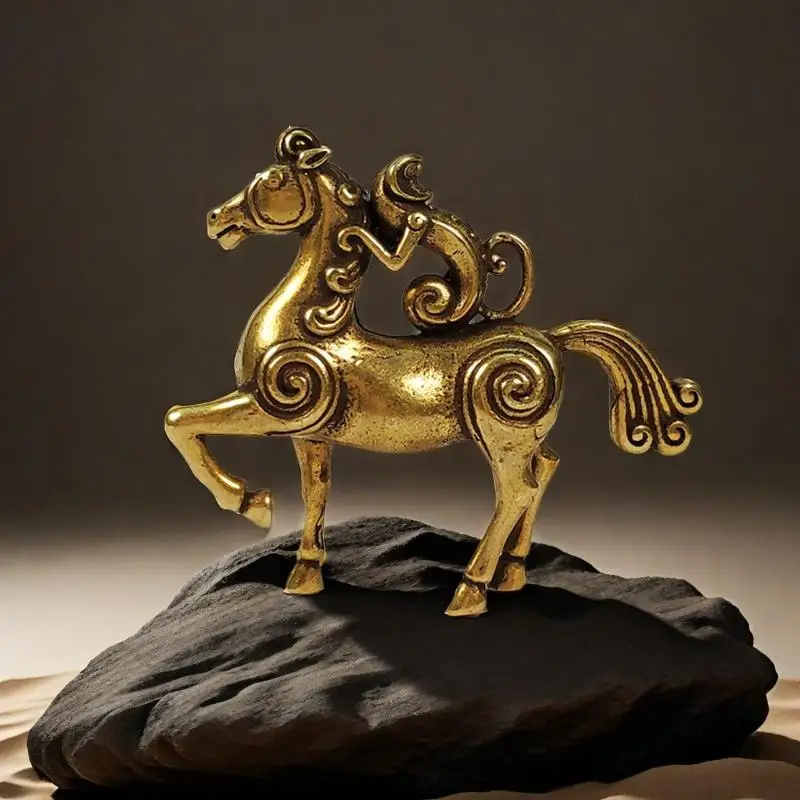 2026 Year Of Horse Feng Shui Horse Figurines Miniatures Bless Your Career With Success Home Office Desktop Decoration Gift