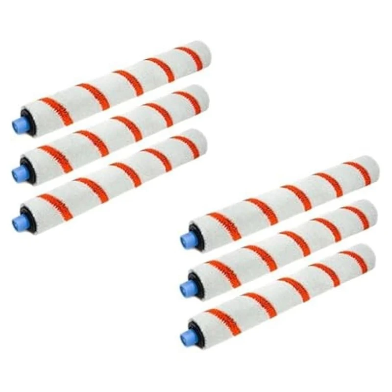 

A36F Hot 6Pcs Robot Vacuum Parts Accessories. Main Roller Brush For Ilife W400 W450 Washing Robot Vacuum Cleaner Brushes