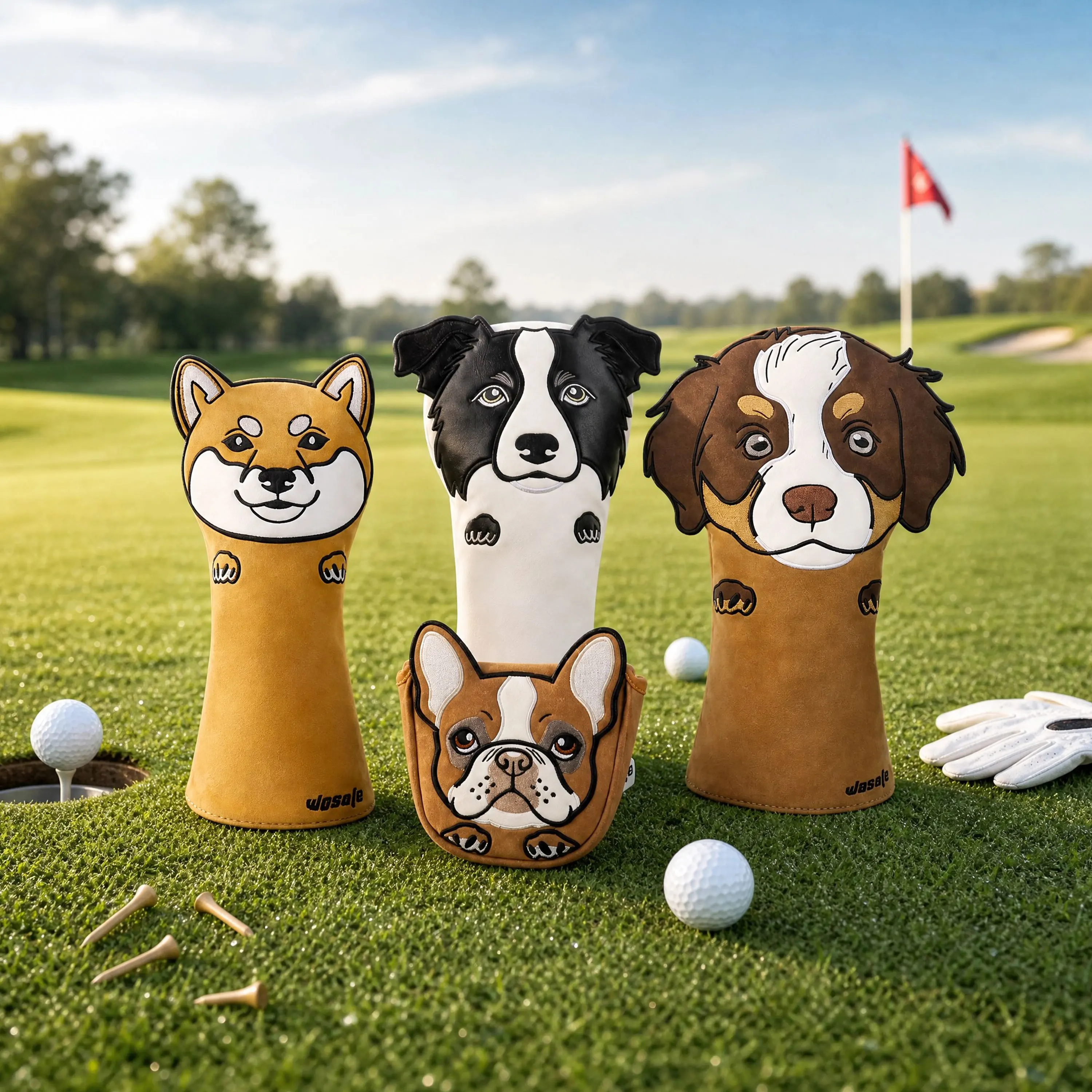Golf Club Head Cover PU Leathe - Golf Equipment Nearby ulasan dan harga