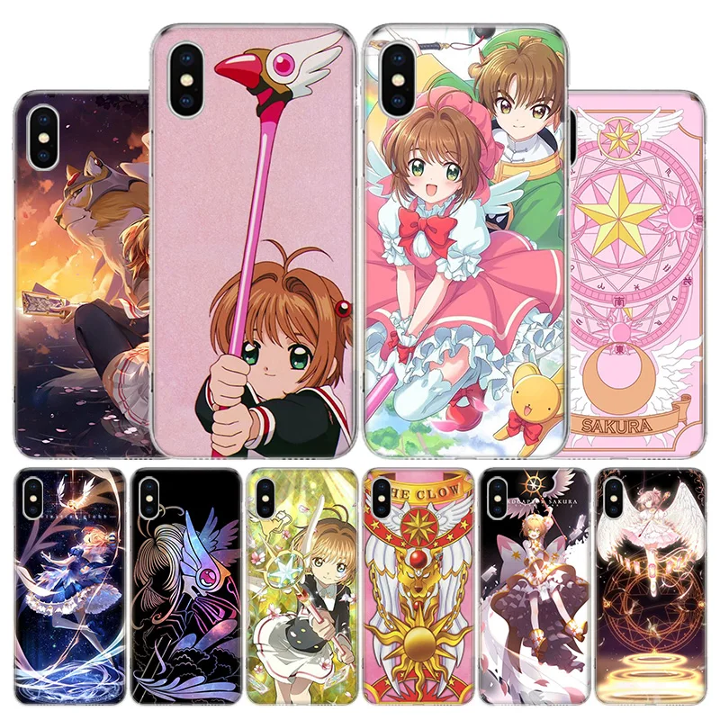 Card Captor Sakura Anime Cover Phone Case For Apple iPhone 11 12 13 14 15 16 Pro Max 7 X XS 8 Plus + Mini SE Customized Print So